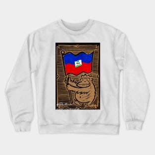 Haitian Flag Ape Crewneck Sweatshirt